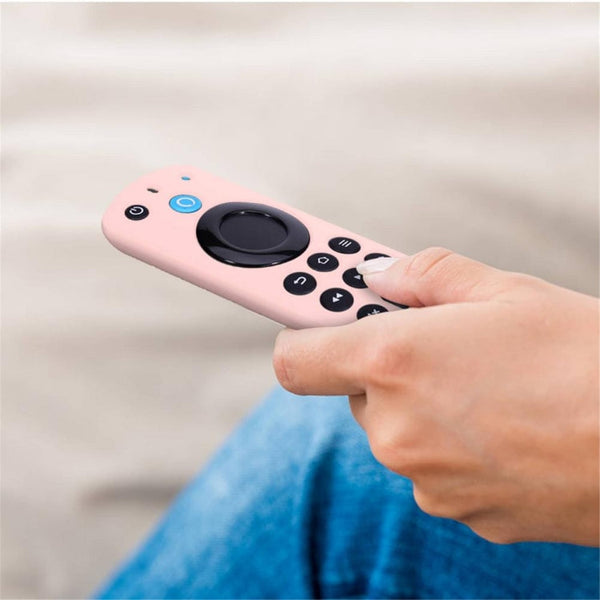 2 PCS Silicone Shell For Alexa Voice Remote 3rd Gen&TV Stick 3rd Gen, White, Pink, Red, Blue, Black