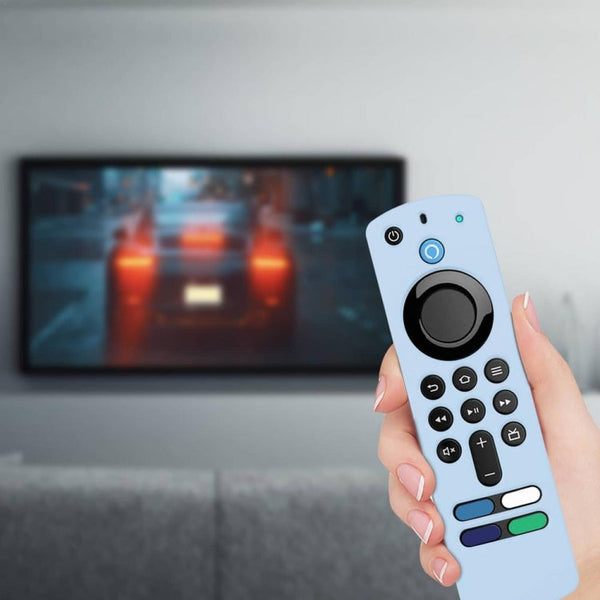 2 PCS Silicone Shell For Alexa Voice Remote 3rd Gen&TV Stick 3rd Gen, White, Pink, Red, Blue, Black