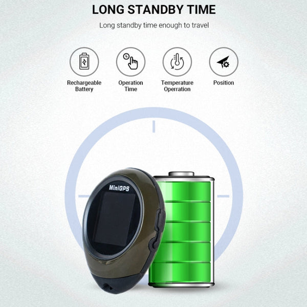 Mini GPS Locator Outdoor Climbing Compass