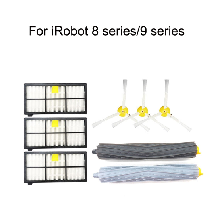 1 Pair Main Brush XR319 Sweeping Robot Accessories For iRobot 8 Series / 9 Series