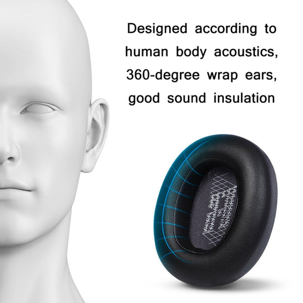 2pcs Sponge Earphone Cover For JBL Live 650BT/660NC/Duet