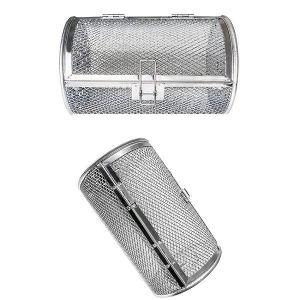 Stainless Steel Roasting Cage Oven Peanut Chestnut Cage, A Type 12 x18cm, B Type 14 x18cm, C Type 12 x 23cm, D Type 14 x 23cm
