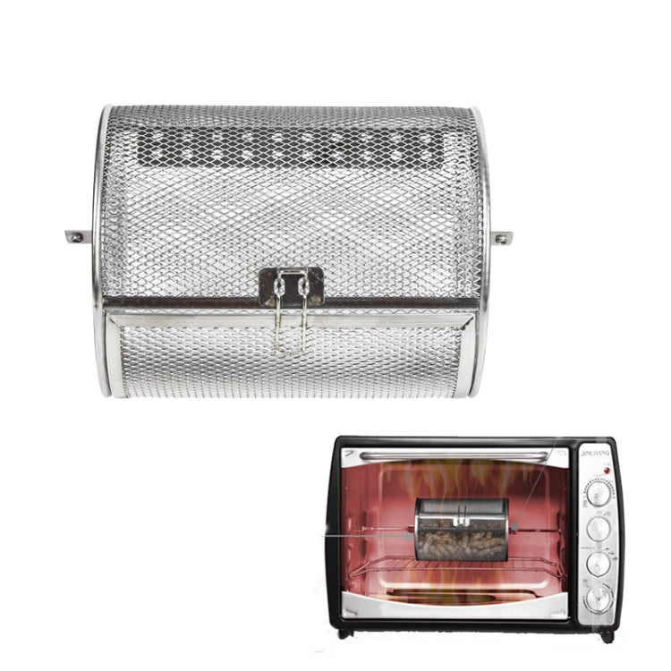 Stainless Steel Roasting Cage Oven Peanut Chestnut Cage, A Type 12 x18cm, B Type 14 x18cm, C Type 12 x 23cm, D Type 14 x 23cm