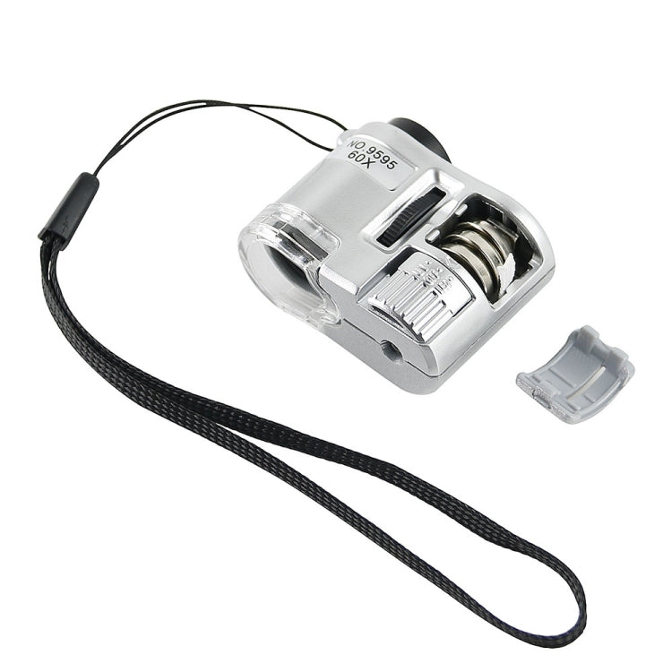 9595 60X LED Light UV Light Mini Microscope, 9595