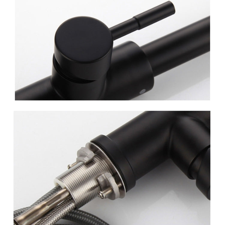 304 Stainless Steel Kitchen Sink Pull-out Faucet