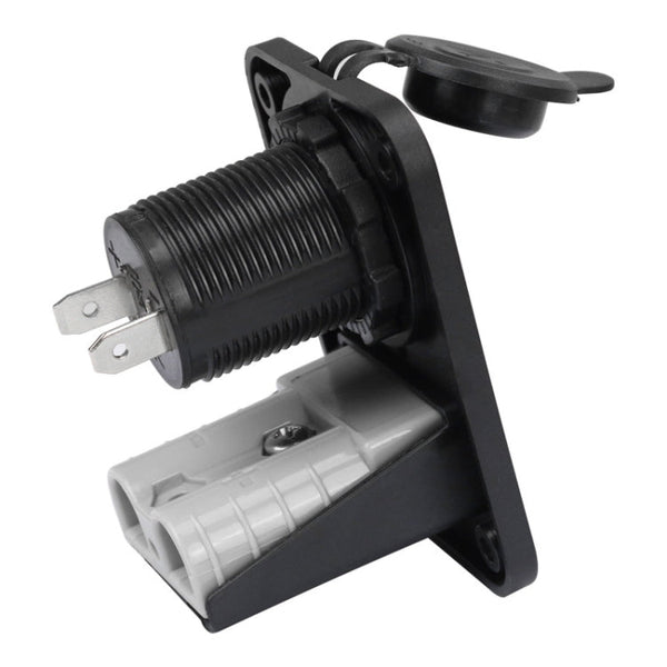 Andersen Panel Large Current Plug With 12V Cigarette Lighter Panel Combination