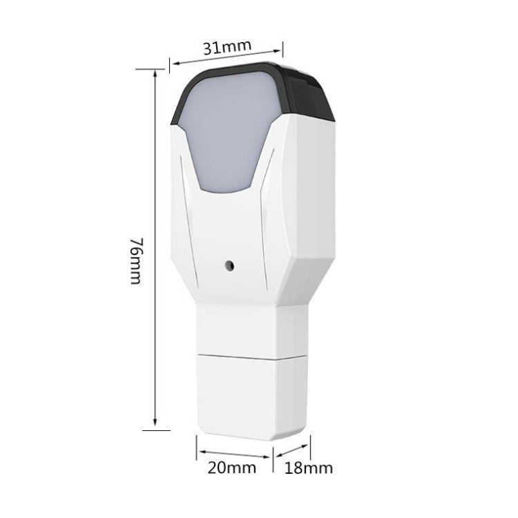 2 PCS IR18 Multifunctional Infrared WiFi Intelligent Voice Remote Control With Night Light Function