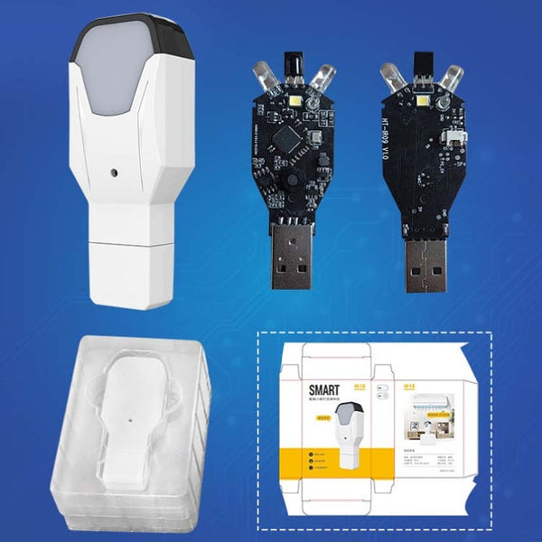 2 PCS IR18 Multifunctional Infrared WiFi Intelligent Voice Remote Control With Night Light Function