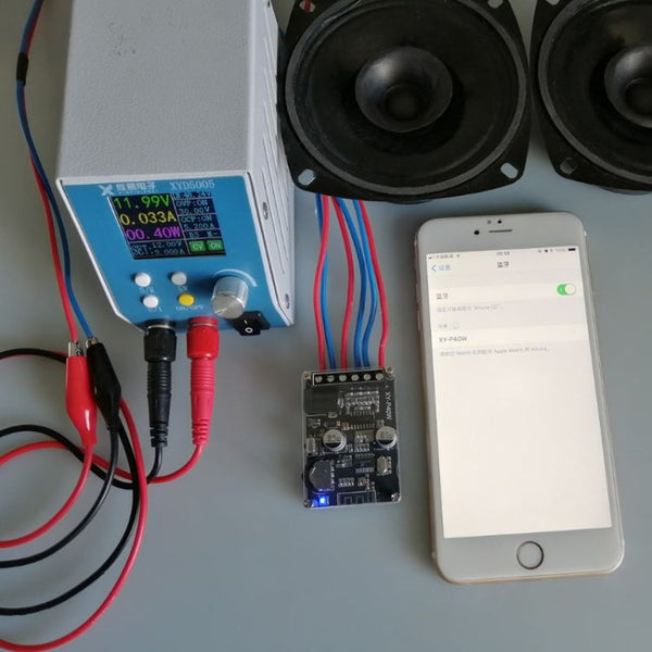 30W/40W Stereo Bluetooth Power Amplifier Plate 12V/24V High Power Digital Power Module, 30W/40W Bare Plate, 30W/40W With Acrylic Shell