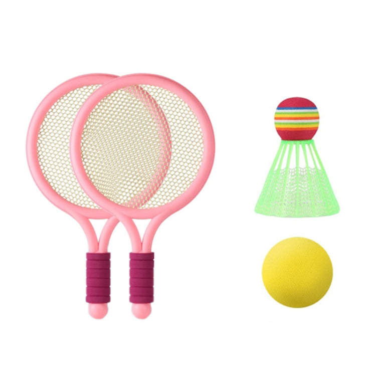 1 Pair Children Badminton Tennis Racket Outdoor Sports With Two Balls, Blue, Pink, Green, Blue Pink, Pink Green