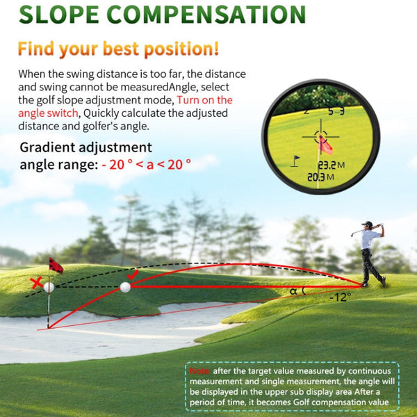 ARTBULL Rechargeable Golf Laser Rangefinder With Magnetic