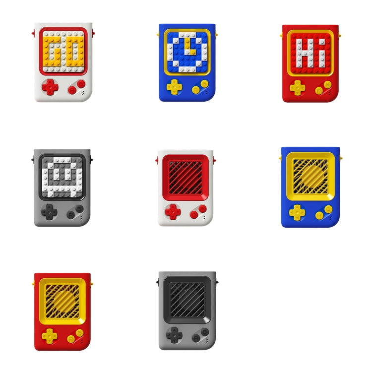 PROFAN XH008 USB Hanging Game Console Shape Fan with Bracket, Style:, Building Blocks (White), Building Blocks (Blue), Building Blocks (Red), Building Blocks (Deep Gray), Basic Type (White), Basic Type (Blue), Basic Type (Red), Basic Type (Deep Gray)