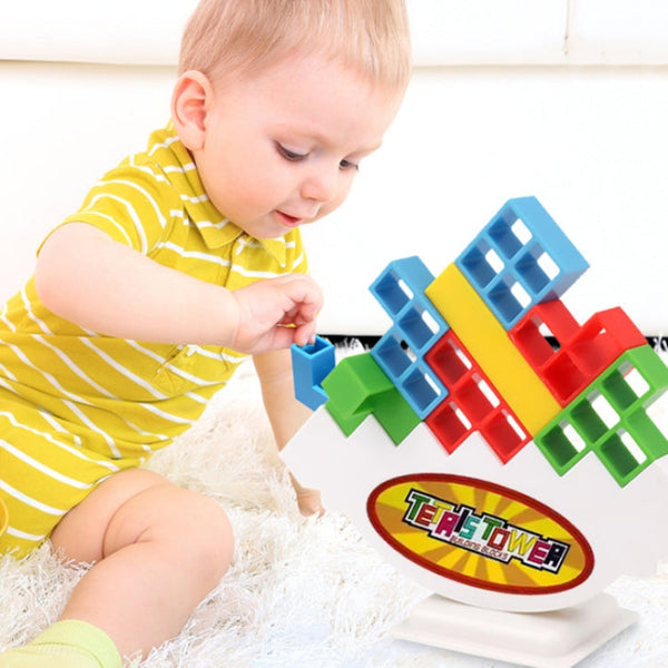 Balance Swing Stack High Building Blocks Parent-Child Board Game, 16 PCS, 32 PCS, 48 PCS