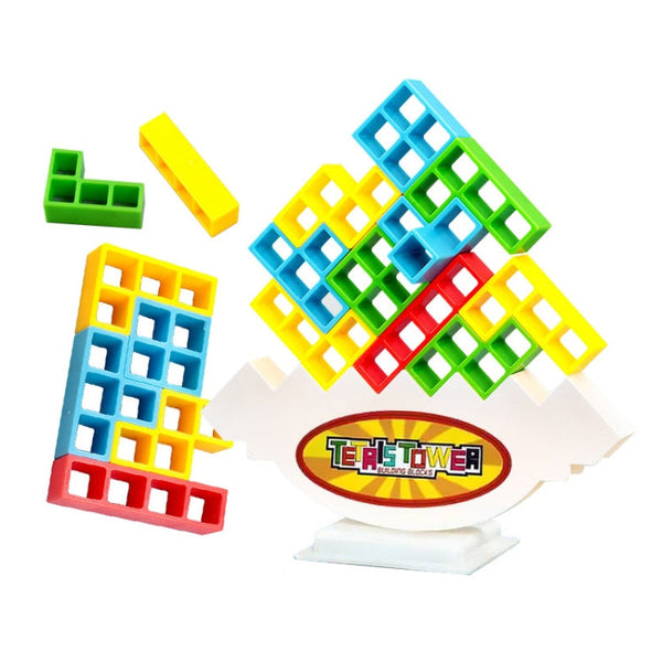 Balance Swing Stack High Building Blocks Parent-Child Board Game, 16 PCS, 32 PCS, 48 PCS