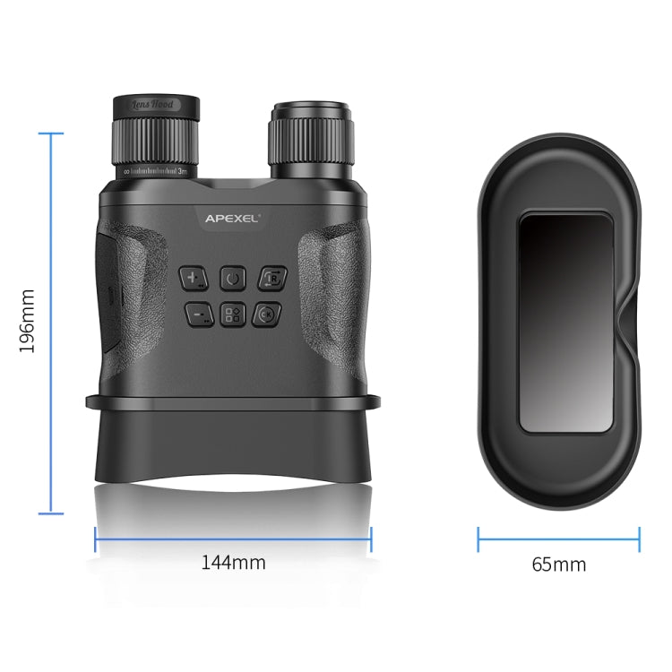 APEXEL Night Vision Binoculars With Video Recording HD Infrared Telescope For Hunting