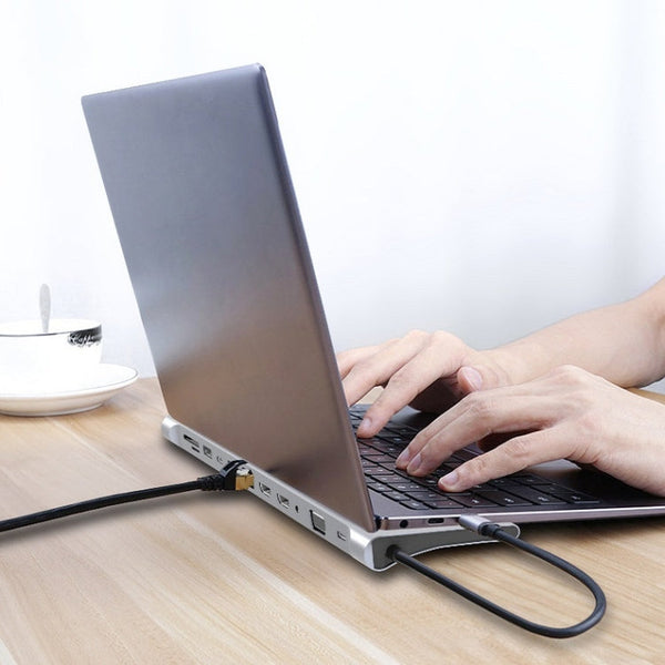 12 In 1 Type C Laptop Smart Docking Station