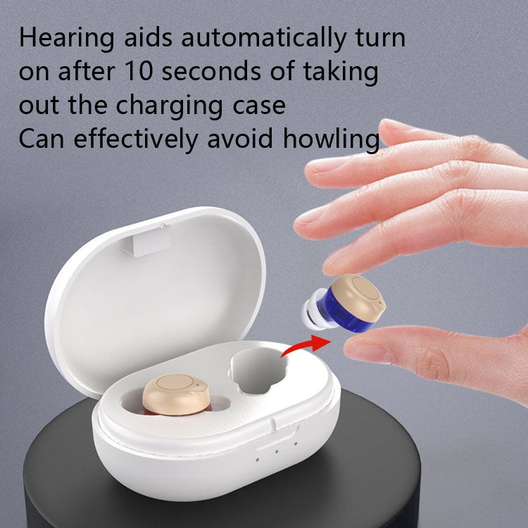 Older Young Sound Amplifier Sound Collector Hearing Aid