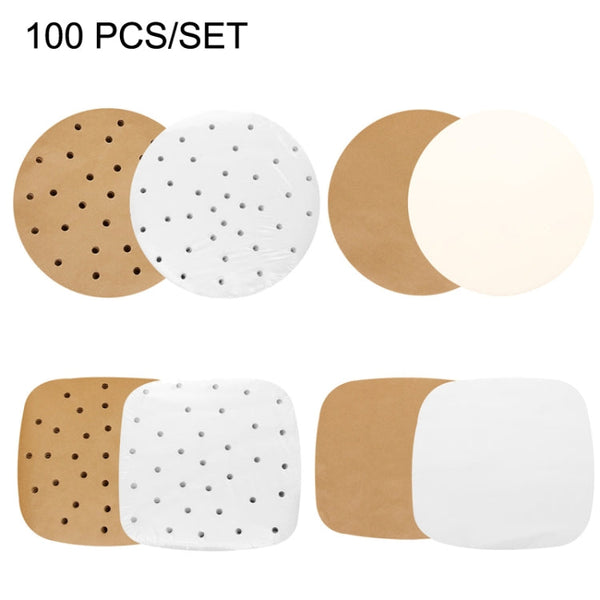 Air Fryer Special Paper Pad Grilled Meat Paper Oil Absorbed Paper, Color Random Delivery, Square Without Hole (21.5cm), Square With Hole (23cm), Square Without Hole (23cm), Square With Hole (24cm), Square Without Hole (24cm), Square With Hole (25cm)   ...