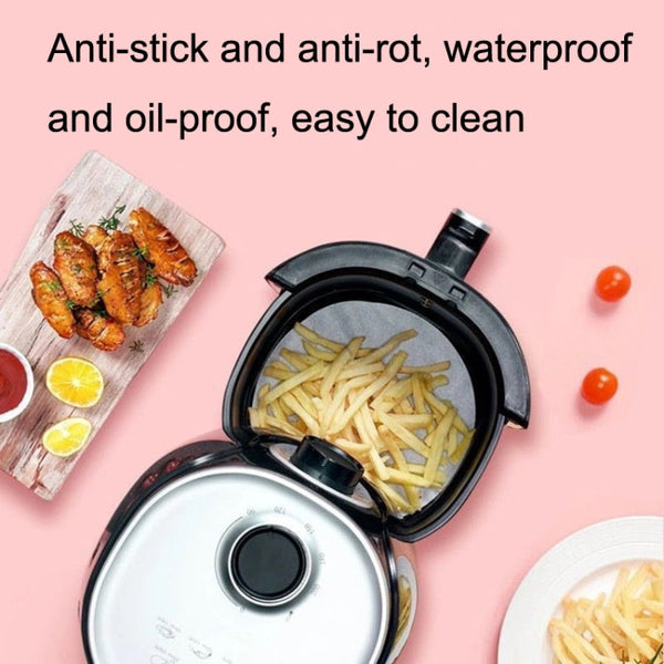 Air Fryer Special Paper Pad Grilled Meat Paper Oil Absorbed Paper, Color Random Delivery, Square Without Hole (21.5cm), Square With Hole (23cm), Square Without Hole (23cm), Square With Hole (24cm), Square Without Hole (24cm), Square With Hole (25cm)   ...