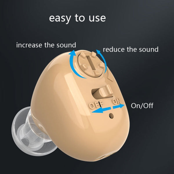 Elderly Sound Amplifier Portable Ear Canal Rechargeable Hearing Aid, Specification:
