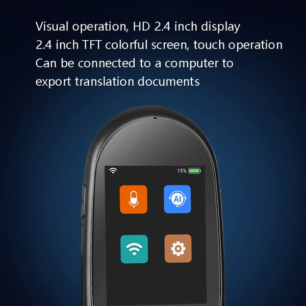 Travel Simultaneous Translator Scanning Recording Intelligent Voice Translator