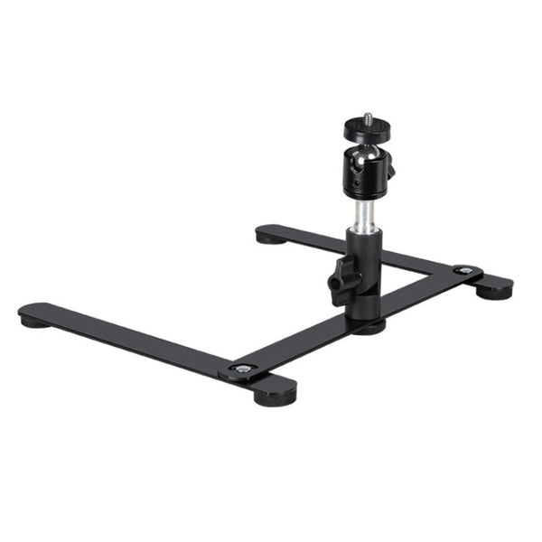 360 Degree Adjustable Metal Overhead Base Desktop Phone Holder,Style: