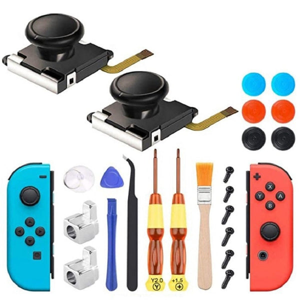 Joy-Con 3D Joystick Repair Screwdriver Set Gamepads Disassembly Tool For Nintendo Switch, 5 In 1, 6 In 1, 10 In 1, 11 In 1, 12 In 1, 15 In 1, 16 In 1, 17 In 1, 18 In 1, 20 In 1, 21 In 1, 22 In 1, 23 In 1, 25 In 1, 27 In 1
