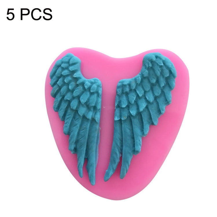 5 PCS Angel Wings Cake Silicone Mold Baking Tool, Angel Wings