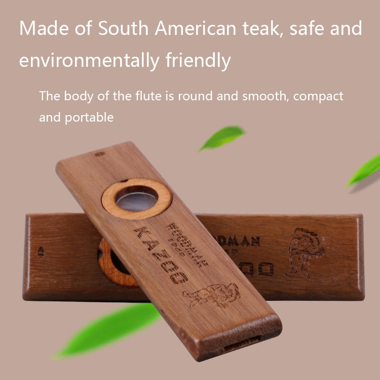 ADL07 Wooden Environmental Protection Portable Kazoo, ADL07 Kazoo