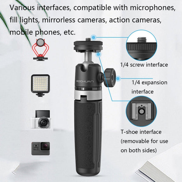 AOCHUAN MT-08 Telescopic Folding Mini Selfie Tripod