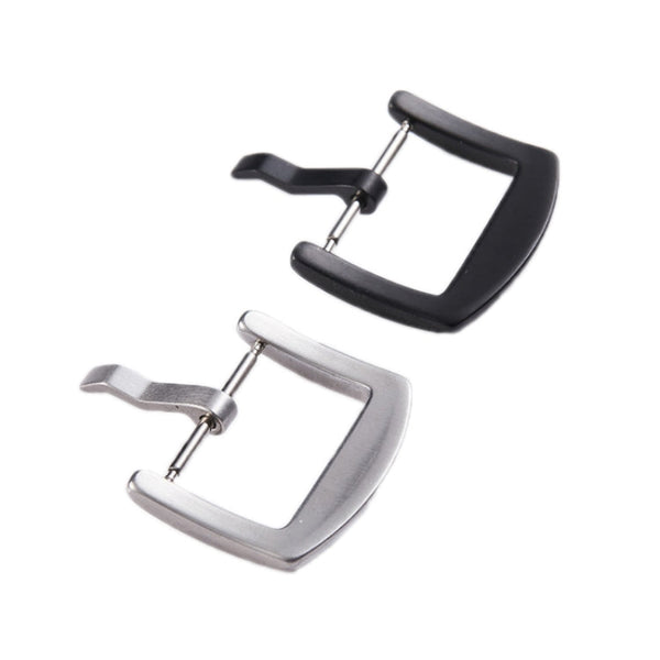 3 PCS 316L Stainless Steel Watch Buckle Watch Accessories, 18mm IP Black, 20mm Silver, 20mm IP Black, 22mm Silver