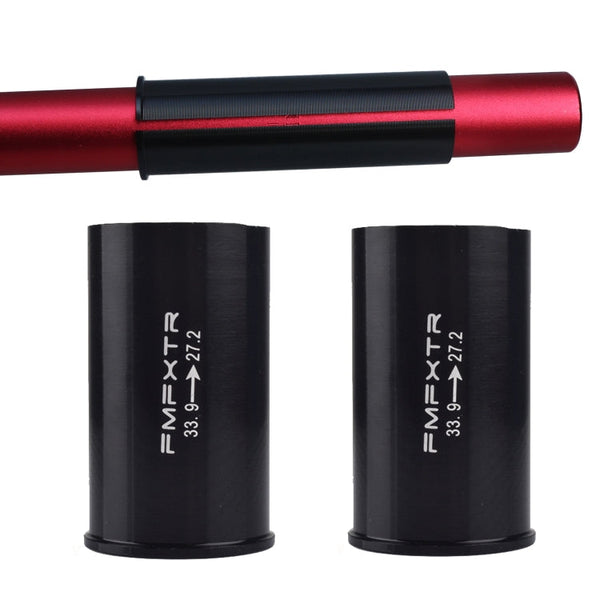 2 PCS FMFXTR Bicycle Seat Tube Reducer Sleeve Conversion Sleeve, Specification:, 27.2mm To 25.4mm, 28.6mm To 25.4mm, 28.6mm To 27.2mm, 30.4mm To 27.2mm, 30.8mm To 27.2mm, 31.6mm To 27.2mm, 33.9mm To 27.2mm, 33.9mm To 31.6mm