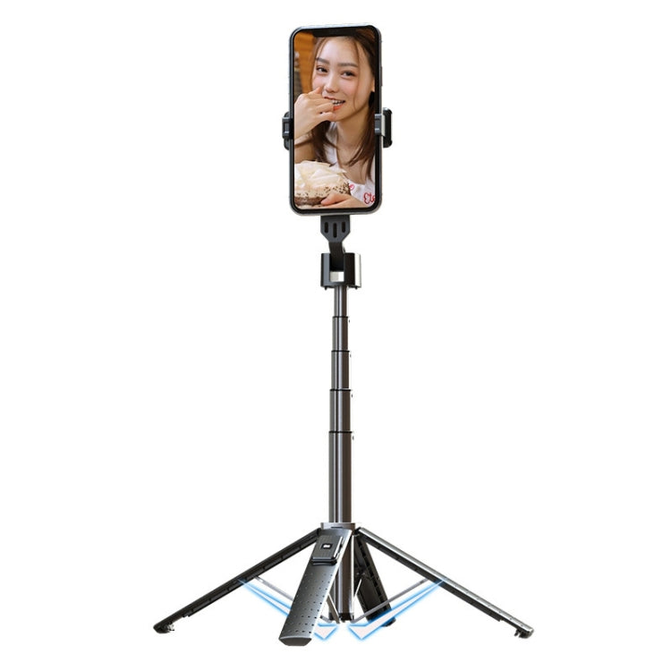 Mobile Phone Live Broadcast Bracket Bluetooth Telescopic Selfie Tripod, High:, 102CM (Aluminum Alloy), 104CM (Aluminum Alloy + Single Fill Light), 104CM (Aluminum Alloy + Dual Fill Lights), 100CM (Stainless Steel)                                       ...
