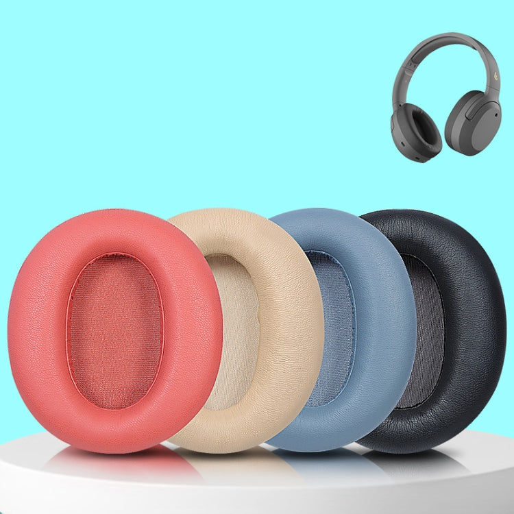 2 PCS Headset Earmuffs Sponge Cover for Edifier W820nb,Style:, Titanium Gray, Khaki, Red, Blue, Black Head Beam, Gray Head Beam, Blue Head Beam, Champagne Head Beam