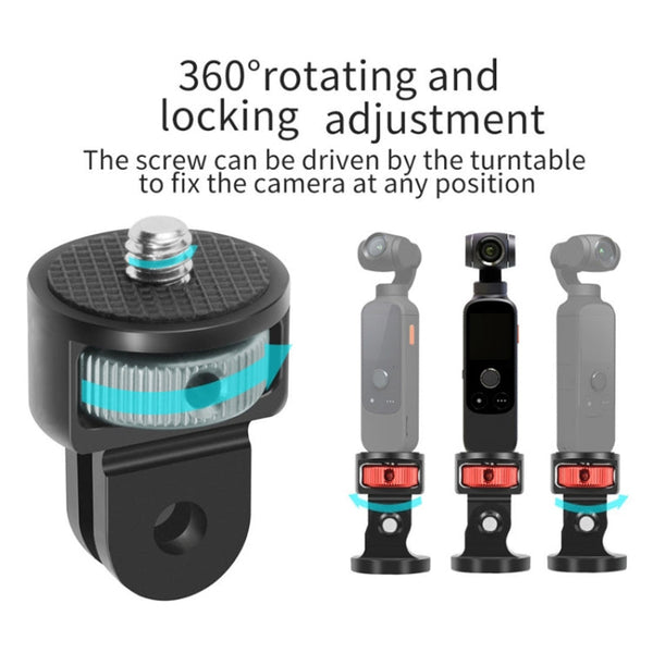 1/4 Inch Screw Converter Tripod Adapter for Gopro 10 9 8 7  /Eken /Insta360 One X R