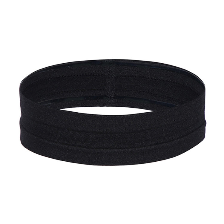 T1 Outdoor Sports Sweat Guide Headband, T1 (Black)