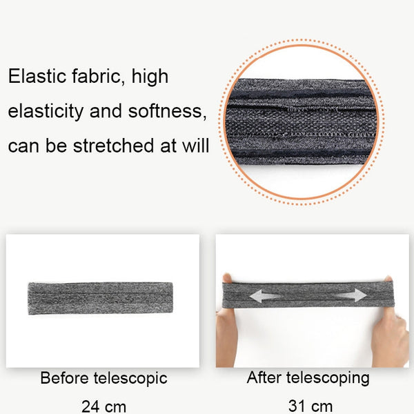 T1 Outdoor Sports Sweat Guide Headband, T1 (Black)