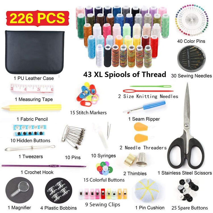 226 In 1 Multifunctional Portable Sewing Box Set