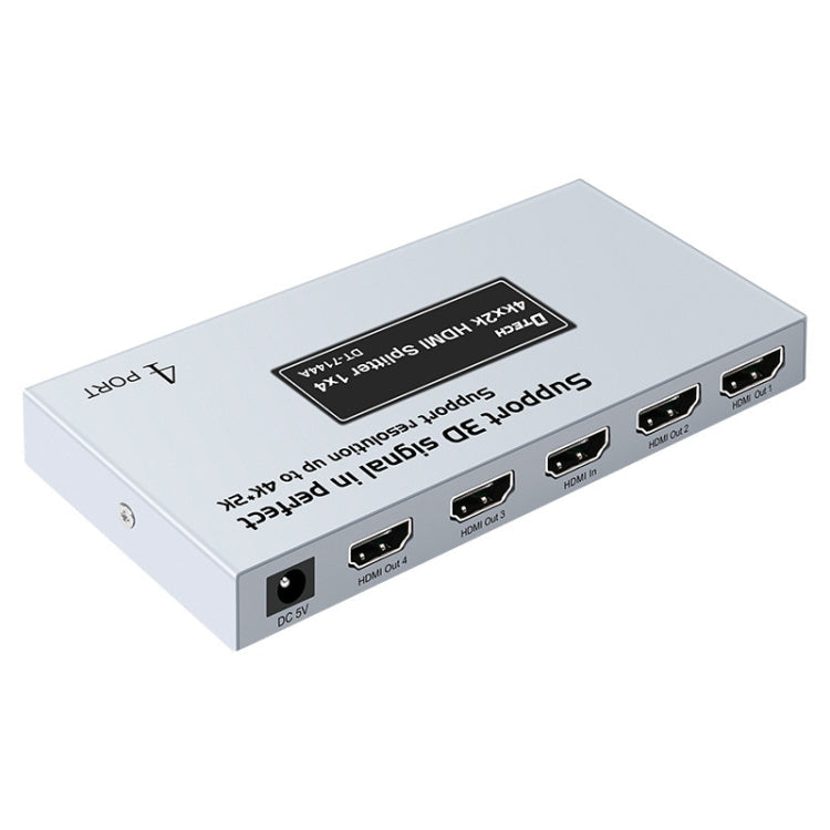 DTECH DT-7144A HDMI 2.0 1 In 4 Out 4K X 2K HD Video Splitter, CN Plug, DT-7144A