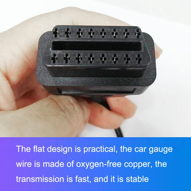 16PIN USB AM To OBD2 Female Conversion Cable Car Computer Diagnostic Cable, 16PIN