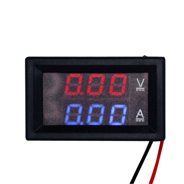 Dual-Display Voltage Current Meter Digital DC Voltage Meter, 10A (Red), 10A (Red Blue), 50A (Red), 50A (Red Blue)