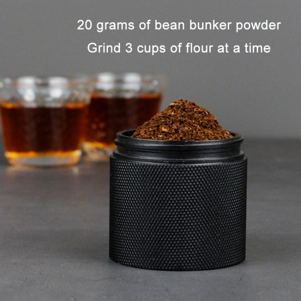 CNC Stainless Steel Hand Crank Coffee Bean Grinder