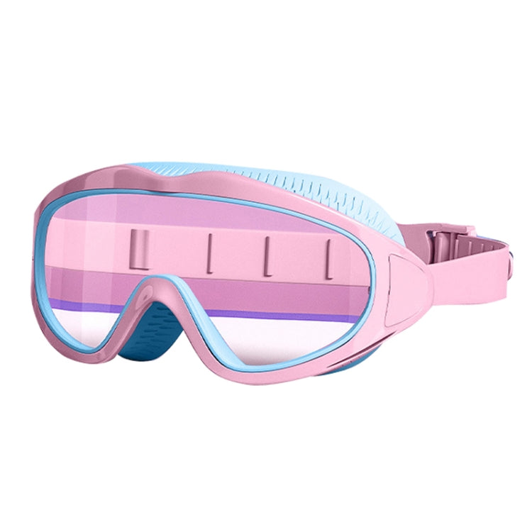 Anti-fog Children Swimming Goggles Comfortable Large Frame Diving Glasses, Macaron, Flush Tide Blue, Pumpkin Orange, Milk White, Ice Lake Blue, Pink Blue, Electroplating Lake Blue, Electroplating Milk White, Electroplating Milk Pink