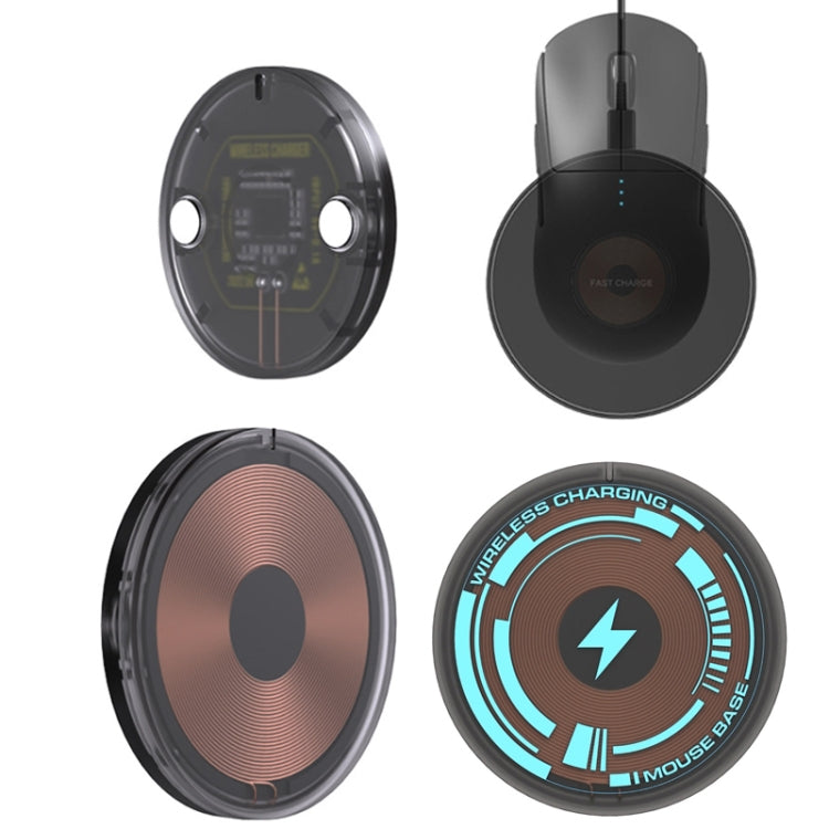 For Logitech G502 / G703 / G403 / G903 / GPW / GPW2 Mouse Wireless Charging Module, Transparent, Flash