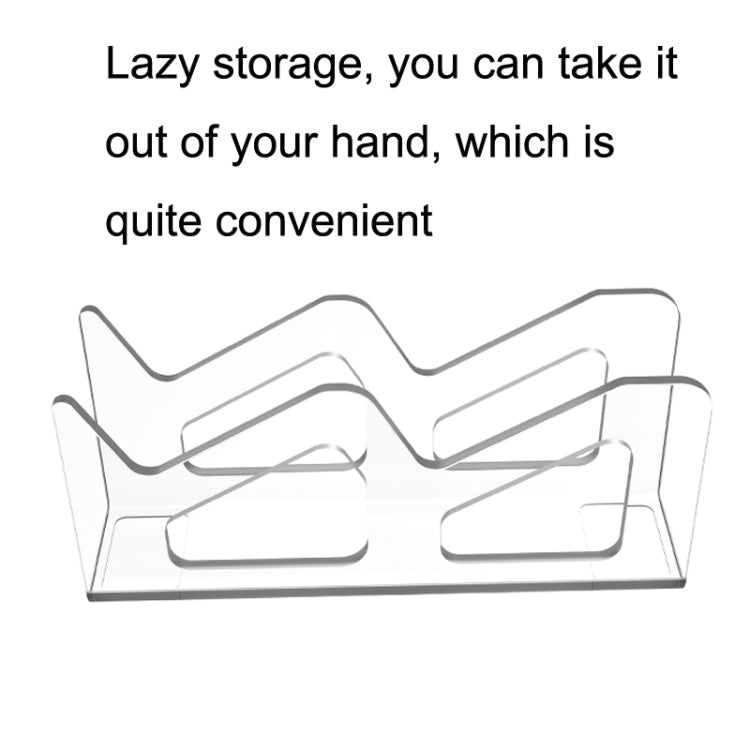 IPLAY HBX-433 Gamepad Transparent Desktop Display Stand For PS4 / PS5 / PS3 / Xbox / Switch