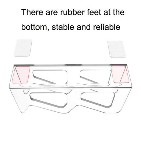 IPLAY HBX-433 Gamepad Transparent Desktop Display Stand For PS4 / PS5 / PS3 / Xbox / Switch