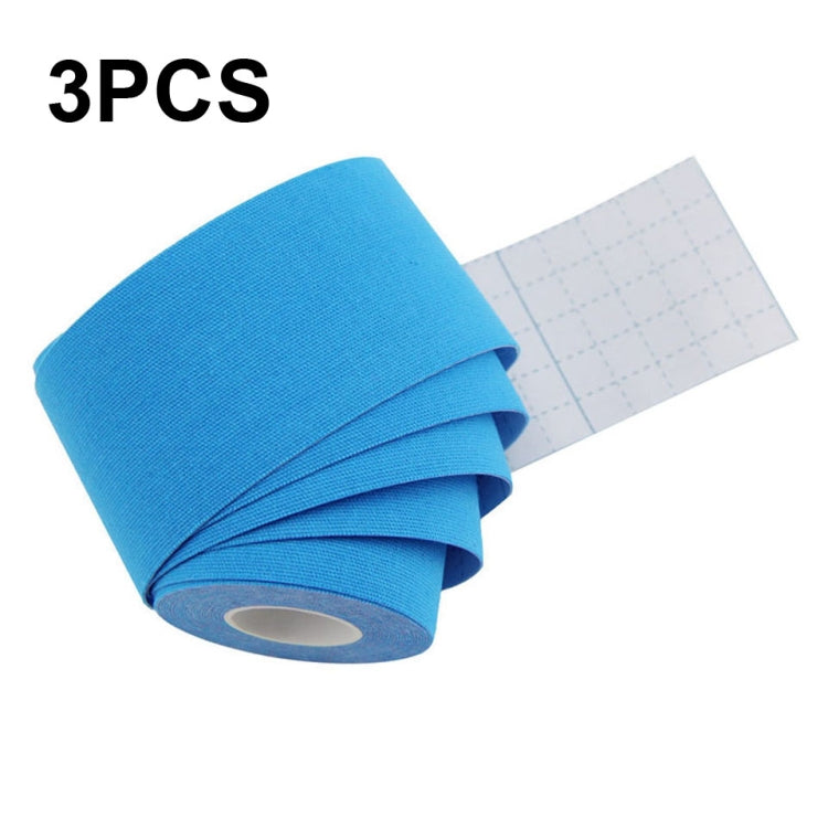 3pcs Muscle Tape Physiotherapy Sports Tape Basketball Knee Bandage, Size: