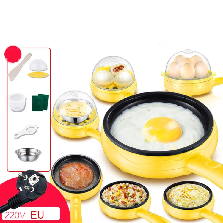 350W Electric Egg Omelette Cooker Frying Pan Steamer Cooker,EU Plug,Style:
