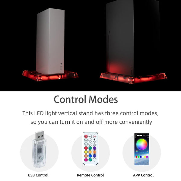 Game Console Symphony Cooling Base For Microsoft Xbox Series X/S, RGB Cooling Base