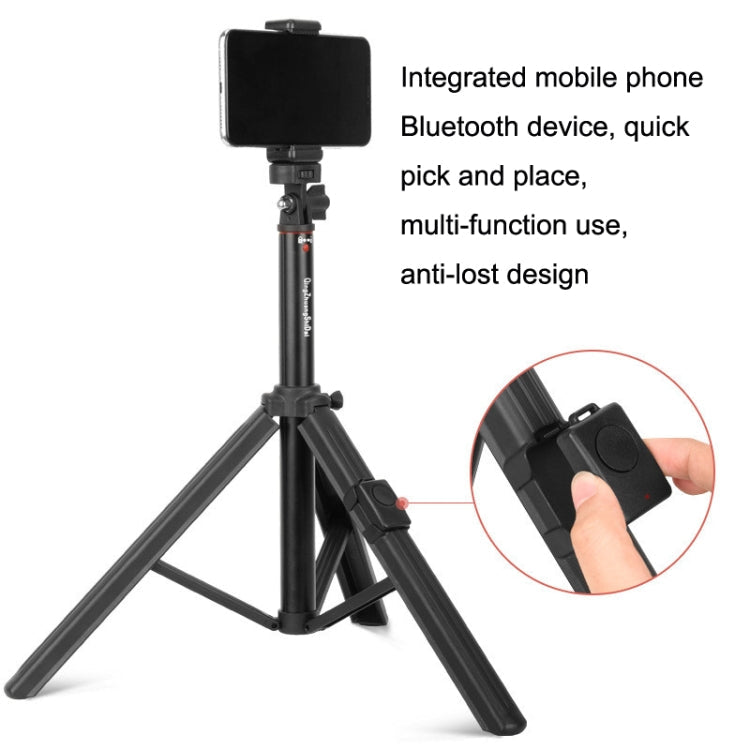 Aluminum Alloy Floor Phone Stand Live Bluetooth Phone Selfie Stick
